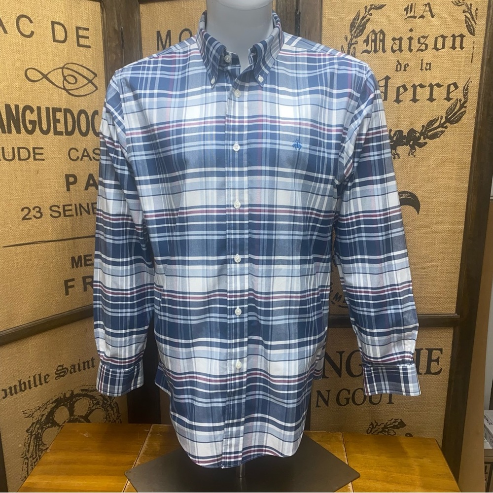 Brooks Brothers Button Down Oxford Shirt, Regent, L